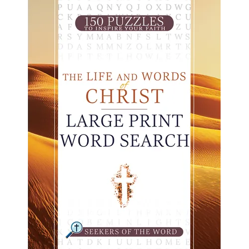 The Life and Words of Christ: Large Print Word Search - Paperback
