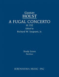 A Fugal Concerto, H.152: Study score - Paperback