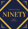 Happy 90th Birthday Guest Book (Hardcover): Happy 90th Birthday Guest book, party and birthday celebrations decor, memory book, ninety birthday, happy - Hardcover