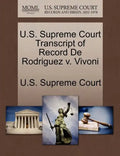 U.S. Supreme Court Transcript of Record de Rodriguez V. Vivoni - Paperback