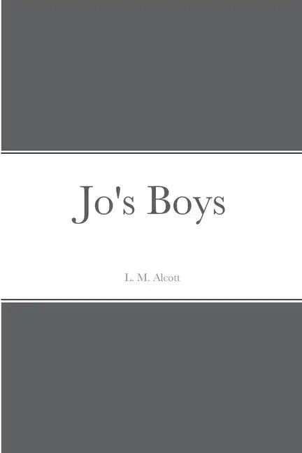 Jo's Boys - Paperback