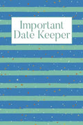 Important Date Keeper: Stripes - Paperback