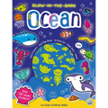 Glow-In-The-Dark Ocean Sticker Activity Book - Paperback