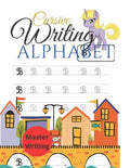 cursive writing alphabet: writing letters on cursive, practice handwriting cursive alphabet, master writing skills, very helpful for kids to wri - Paperback
