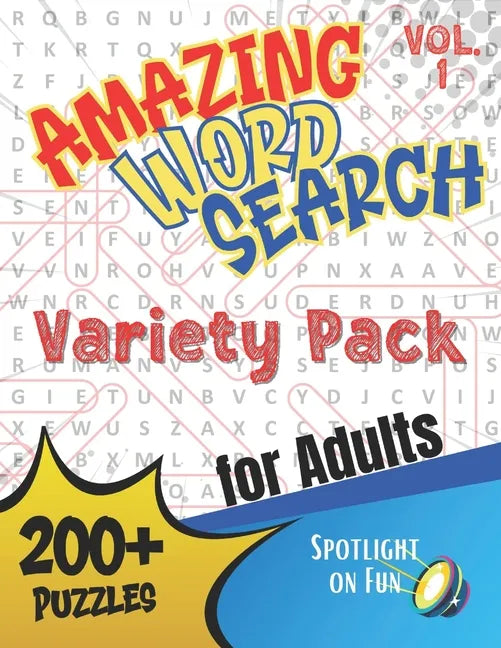 Amazing Word Search for Adults Variety Pack Vol. 1: Word Puzzle Book for Adults, Seniors - Paperback