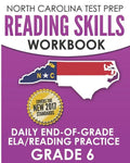NORTH CAROLINA TEST PREP Reading Skills Workbook Daily End-of-Grade ELA/Reading Practice Grade 6: Preparation for the EOG English Language Arts/Readin - Paperback