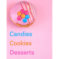 Candies, Cookies, Desserts: Favorite Recipes, Food Cookbook Design - Paperback
