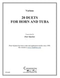 20 Duets for Horn and Tuba - Paperback