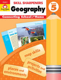 Skill Sharpeners: Geography, Grade 5 Workbook - Paperback