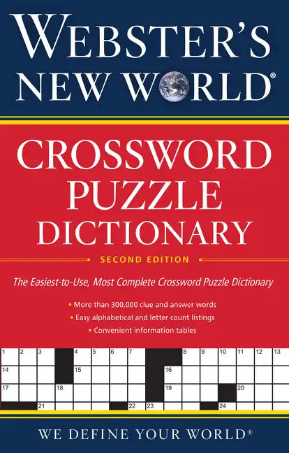 Webster's New World(r) Crossword Puzzle Dictionary, 2nd Ed. - Paperback