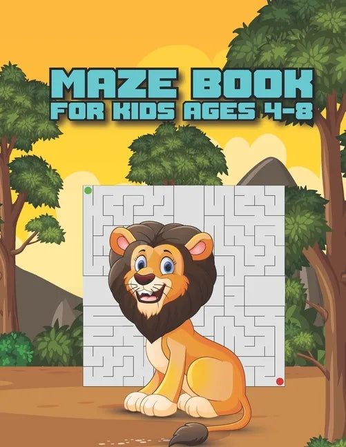 Maze Book For Kids Ages 4-8 - Paperback