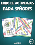 Libro de actividades para señores: 100 Sopa de letras y 100 sudokus con soluciones - Letra grande para adultos (Vol.1) - Paperback