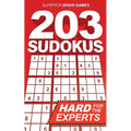 203 Sudokus: A DIFFICULT SUDOKU book with solutions - Paperback
