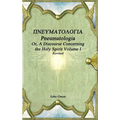 Pneumatologia Or, A Discourse Concerning the Holy Spirit Volume I - Hardcover