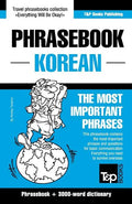 English-Korean phrasebook and 3000-word topical vocabulary - Paperback