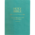 Kjver Holy Bible, Trust in the Lord Life Verse Edition, Large Print, Coastal Blue Ultrasoft: (King James Version Easy Read, Teal, Red Letter, Proverbs - Imitation Leather