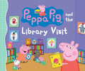 Peppa Pig and the Library Visit: (Children's Picture Book about Going to the Library with Reversible Coloring Poster for Toddlers, Preschoolers, and K - Hardcover
