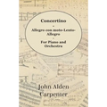 Concertino - Allegro con moto-Lento-Allegro - For Piano and Orchestra - Paperback
