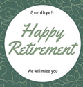 Happy Retirement Guest Book (Hardcover): Guestbook for retirement, message book, memory book, keepsake, retirement book to sign - Hardcover