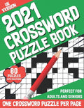 2021 Crossword Puzzle Book: Adults Crossword Puzzles Book With Solution To Sharp and Strong Their Brain And Mind With Medium To Hard Levels Games - Paperback