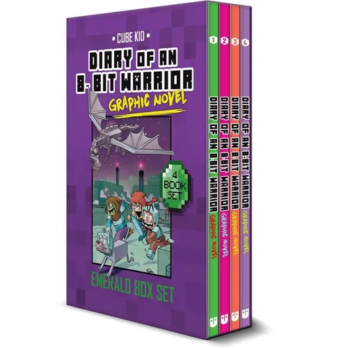 Diary of an 8-Bit Warrior Graphic Novel Emerald Box Set - Paperback