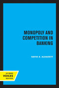 Monopoly and Competition in Banking - Paperback