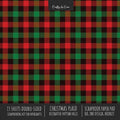 Christmas Plaid Scrapbook Paper Pad 8x8 Scrapbooking Kit for Cardmaking Gifts, DIY Crafts, Printmaking, Papercrafts, Holiday Decorative Pattern Pages - Paperback