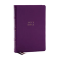 KJV Holy Bible: Compact Bible with 43,000 Center-Column Cross References, Purple Leathersoft, Red Letter, Comfort Print (Thumb Indexing): King James V - Imitation Leather
