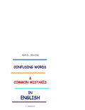 Confusing Words & Common Mistakes in English: Common English Mistakes - Paperback