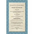 A Pocket Dictionary of the Law of Bills of Exchange, Promissory Notes, Bank Notes, Checks, &c. [1808]: With an Appendix, Containing Abstracts of Acts - Hardcover