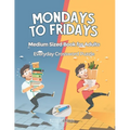 Mondays to Fridays Everyday Crossword Puzzle Medium Sized Book for Adults - Paperback