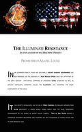 The Illuminati Resistance, An Explanation of our Disutopic Present: A pamphlet distributed in the year 2022 calling for change in the established Novu - Paperback