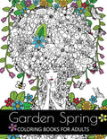 Garden Spring coloring books for Adults: An Adult coloring Book Flower and Animal Design - Paperback