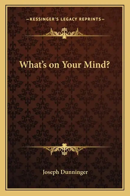What's on Your Mind? - Paperback