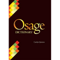 Osage Dictionary - Hardcover
