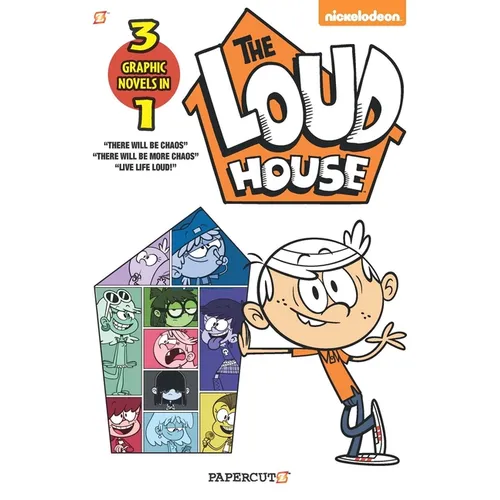 The Loud House 3 in 1 Vol. 1: There Will Be Chaos, There Will Be More Chaos, and Live Life Loud! - Paperback