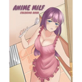Anime MILF Coloring Book: Sexy Anime Manga Coloring Book for Adult Otaku 39-Pages - Paperback