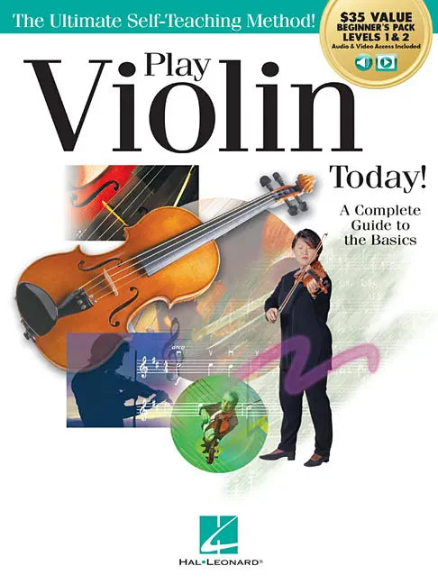 Play Violin Today! Beginner's Pack: Method Books for Levels 1 & 2 Plus Online Audio & Video Access - Paperback