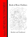 Book of Rose Outlines: Book of rose outlines coloring book - Paperback
