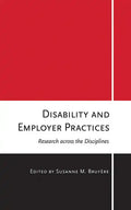 Disability and Employer Practices: Research Across the Disciplines - Hardcover