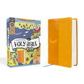 Nirv, the Illustrated Holy Bible for Kids, Leathersoft, Yellow, Full Color, Comfort Print: Over 750 Images - Imitation Leather