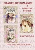 Large Print Western Romance: Shades of Romance: 3 Complete Stories: Big Print Romance Novels Big Print Westerns Large Print Fiction - Paperback