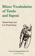Minor Vocabularies of Tutelo and Saponi - Paperback