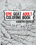 Epic Goat Adult Coloring Book - Paperback