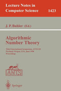 Algorithmic Number Theory: Third International Symposium, Ants-III, Portland, Orgeon, Usa, June 21-25, 1998, Proceedings - Paperback