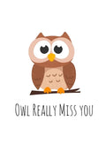 Owl Really Miss you: Perfect goodbye gift for coworker that is leaving / going away gift for your co worker, boss, manager, employee. - Paperback