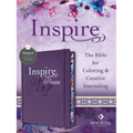 Inspire Praise Bible Nlt, Filament Enabled (Hardcover Leatherlike, Purple) - Imitation Leather