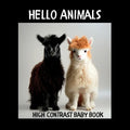 Hello Animals: High Contrast Baby Book - Paperback