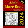 2024 Adult Maze Book: 366 Mazes for Every Day of the Year - Paperback