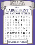 News Stand Circle a Word Vol.2: Large Print 100 Random Puzzles - Paperback